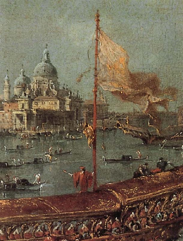 Francesco Guardi Details of The Departure of the Doge on Ascension Day Norge oil painting art